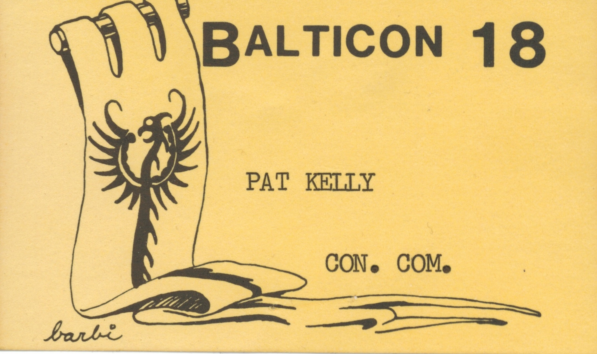 Balticon Badge 18